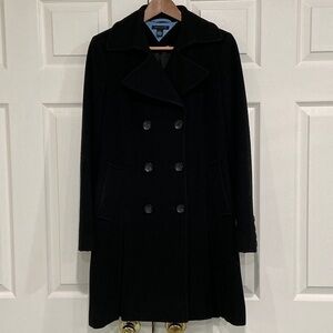 Tommy Hilfiger Women's Black Pea Coat